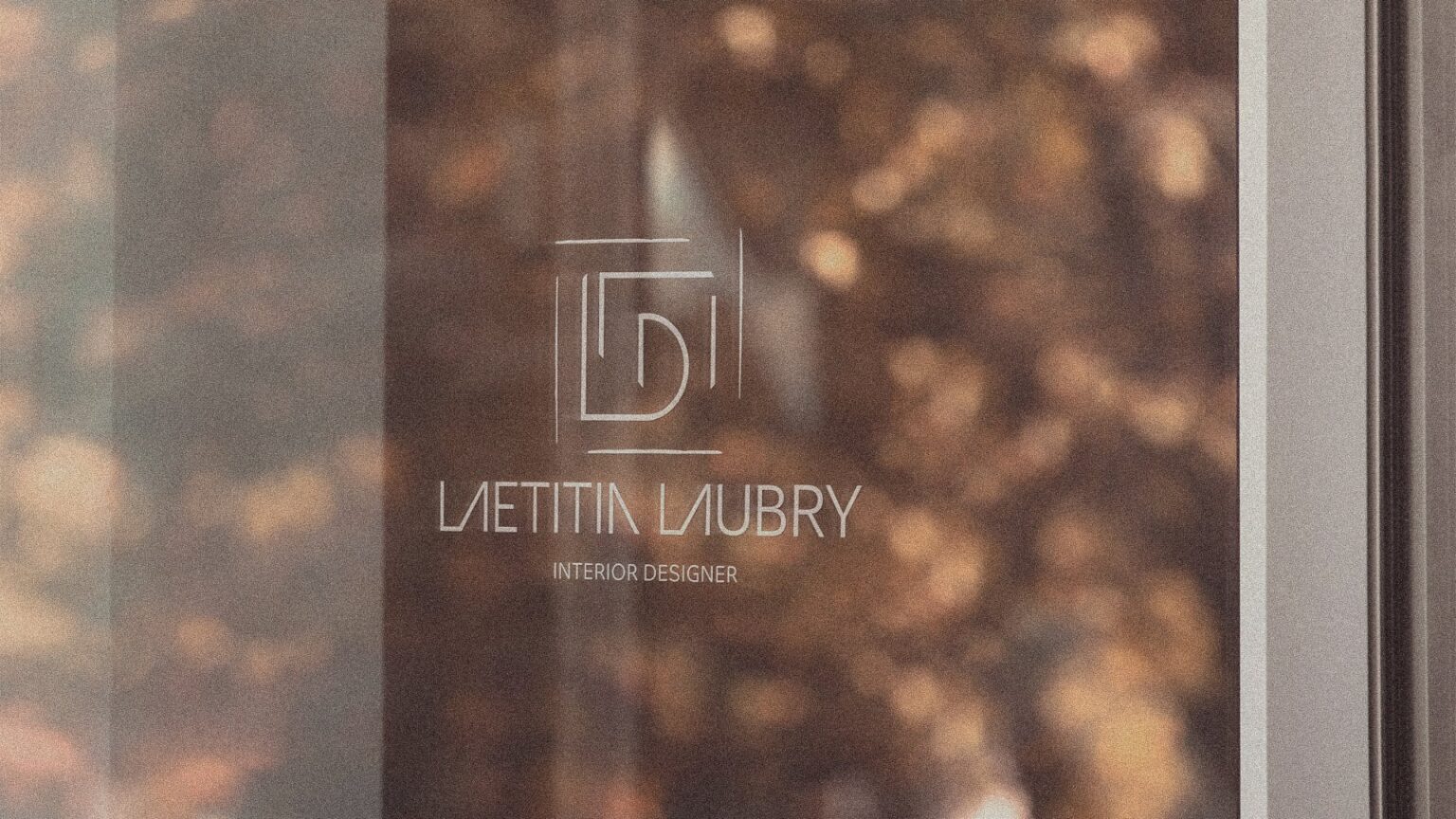 Identité visuelle créée pour Laetitia Laubry, designer d’intérieur