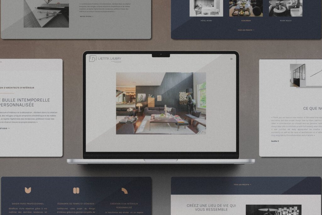 Création d’un site web vitrine avec un design sur mesure